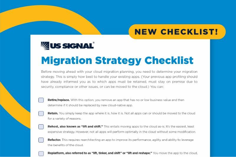 Migration Strategy Checklsit