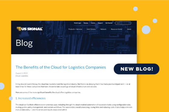 The Benefits of the Cloud for Logistics Companies