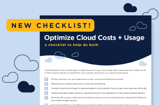 Optimizing Cloud Costs Checklist