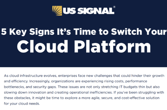 5 Key Signs It's Time to Switch Your Cloud Platform