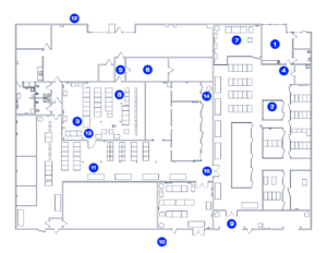 Michigan Data Center floor plan