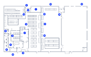 detroit michigan data center floor plan