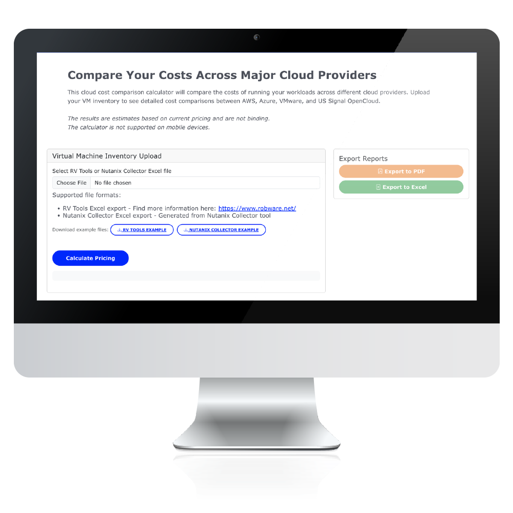cloud cost calculator