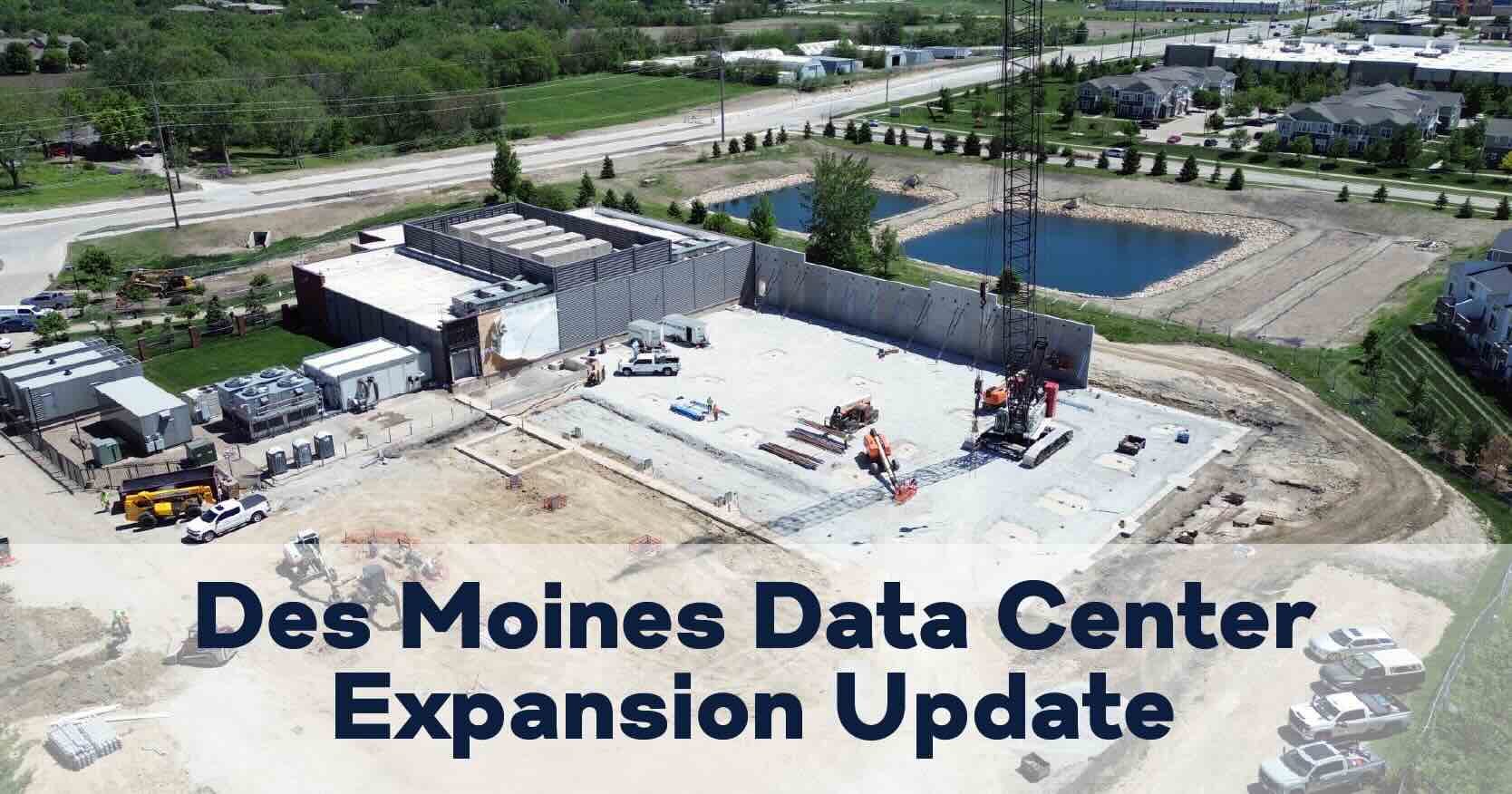 data center expansion des moines