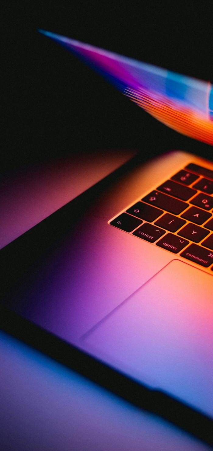 Colorful backlit keyboard representing IT infrastructure and recovery